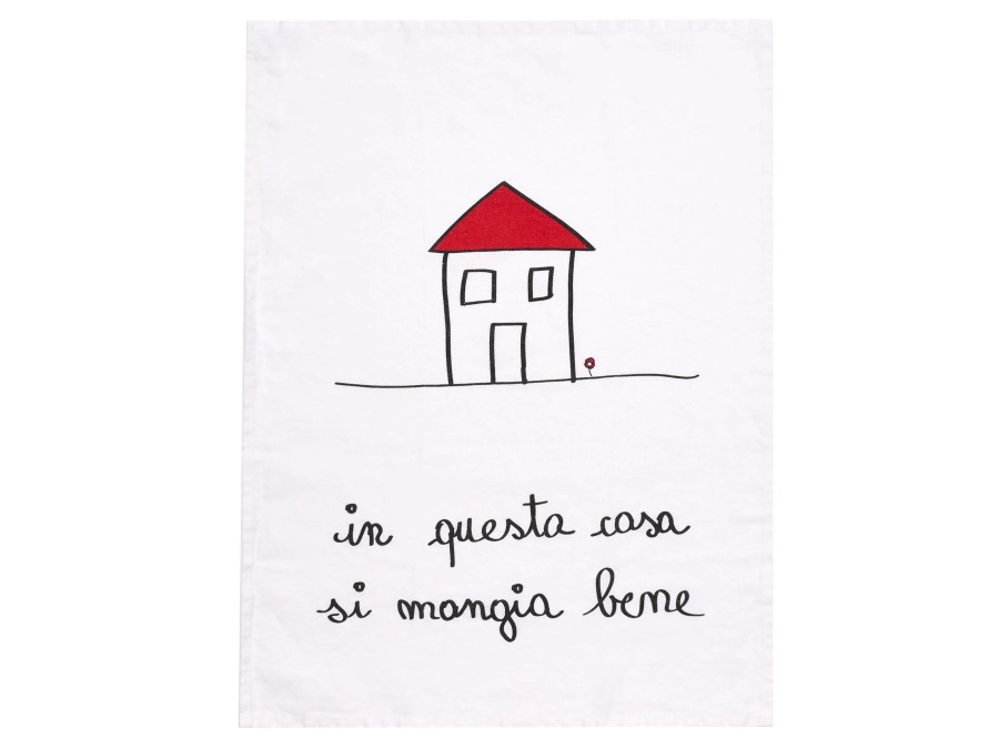 SIMPLE DAY LIVING & LIFESTYLE Canovaccio In Questa Casa si mangia bene