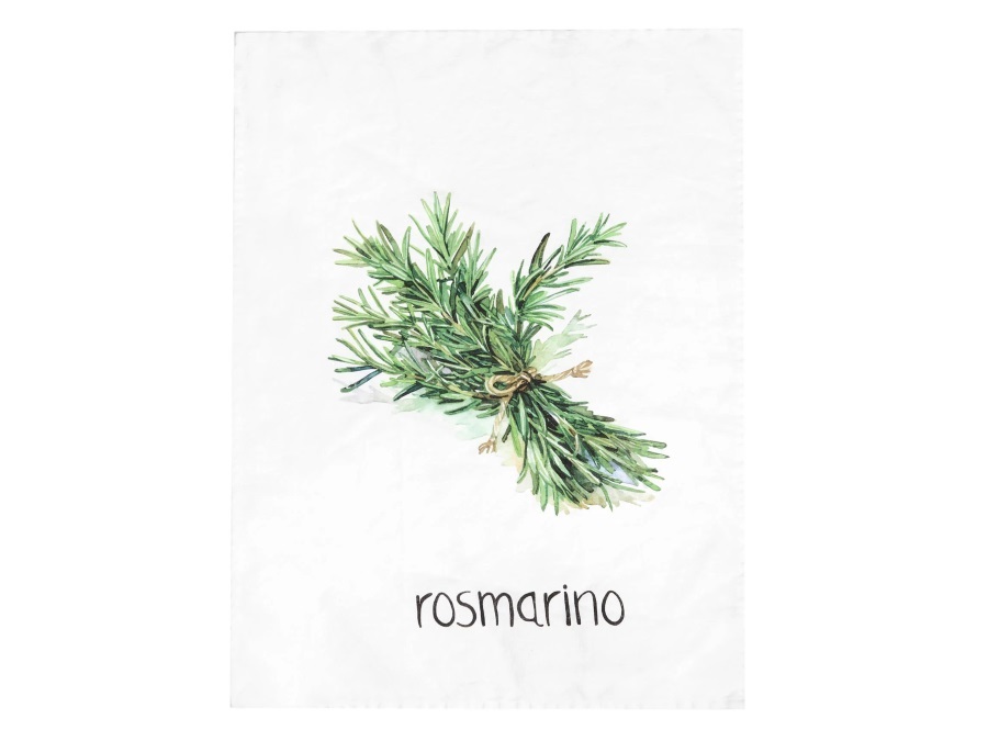 SIMPLE DAY LIVING & LIFESTYLE Canovaccio lino 50x68 cm, rosmarino