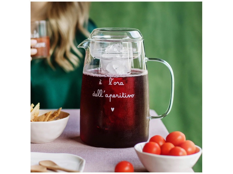 SIMPLE DAY LIVING & LIFESTYLE Caraffa con portaghiaccio, E' l'ora dell'aperitivo