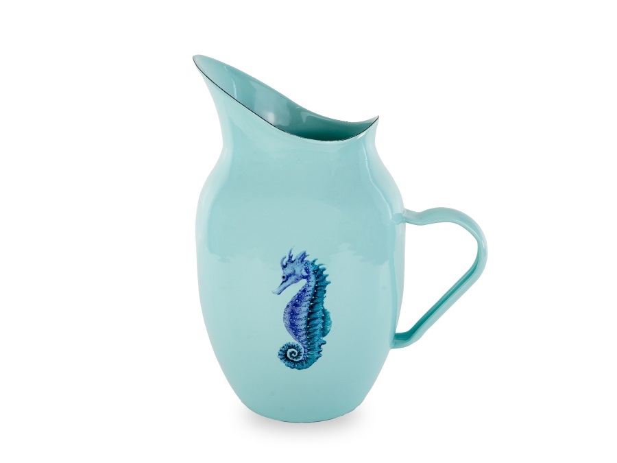 WD LIFESTYLE Caraffa in latta smaltata azzurro 2,6 Lt