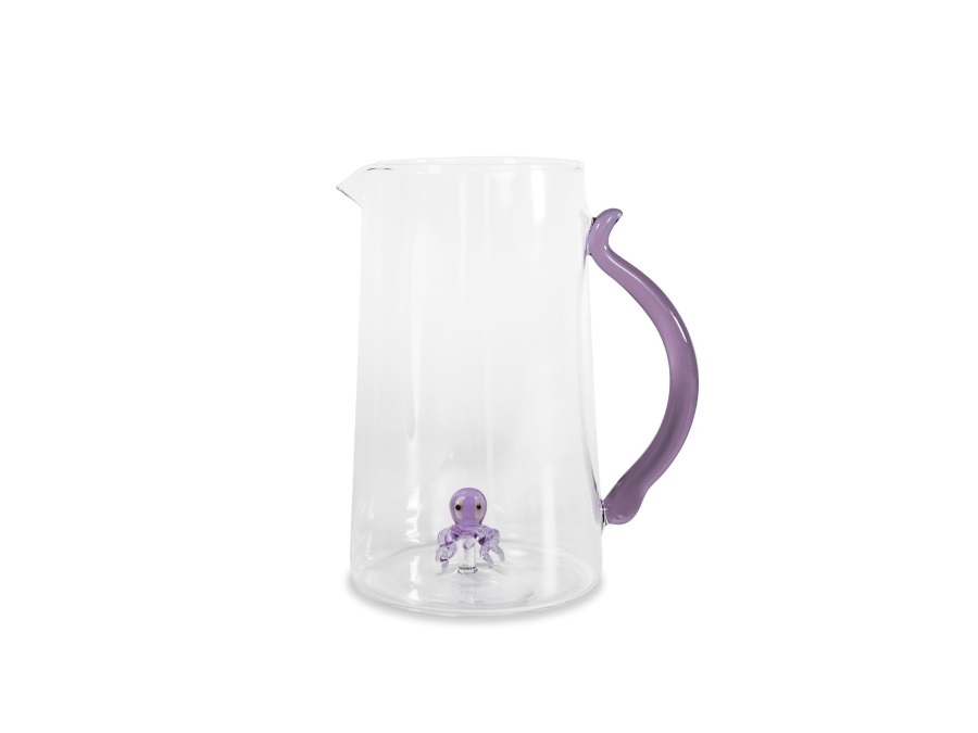 WD LIFESTYLE Caraffa in vetro borosilicato "polipo"