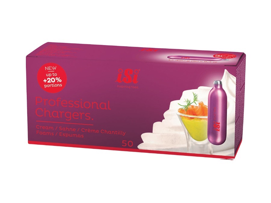 ISI Caricatore professionale per crema N2O, scatola da 50