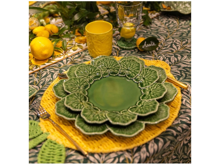 BORDALLO PINHEIRO Carmen, bicchiere alto limone