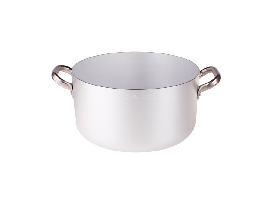 Agnelli casseruola alta 16 cm acciaio alu-inox - Bartolini Firenze