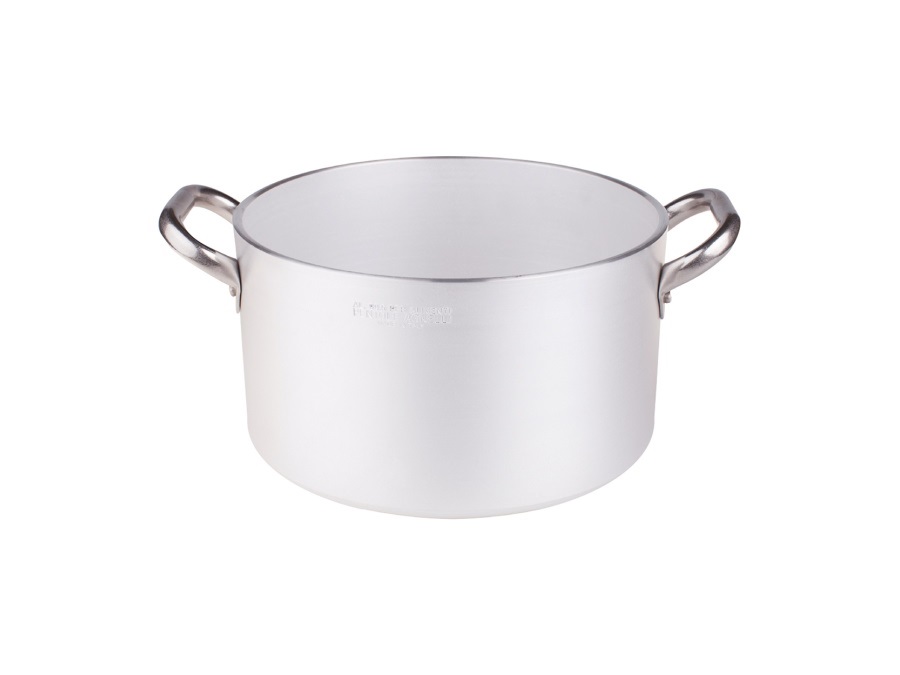 PENTOLE AGNELLI Casseruola alta radiante in alluminio 5mm   2 maniglie, Ø 45 cm