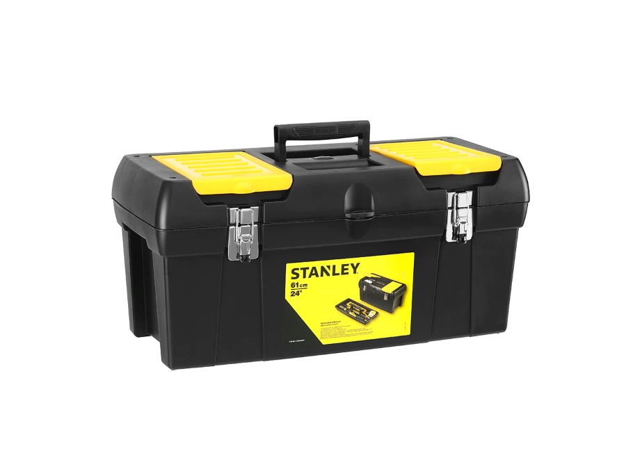 STANLEY BLACK & DECKER ITALIA Cassetta "serie 2000" con cerniera in metallo, 2 organizer e vaschetta