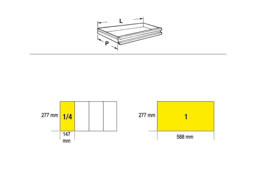 BETA UTENSILI Cassettiera portautensili con 5 cassetti - RSC23