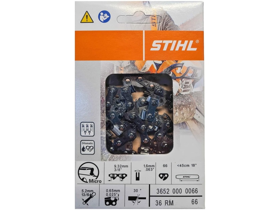 ANDREAS STIHL Catena originale STIHL rapid micro 325 passo 1,6 per lama da cm. 45