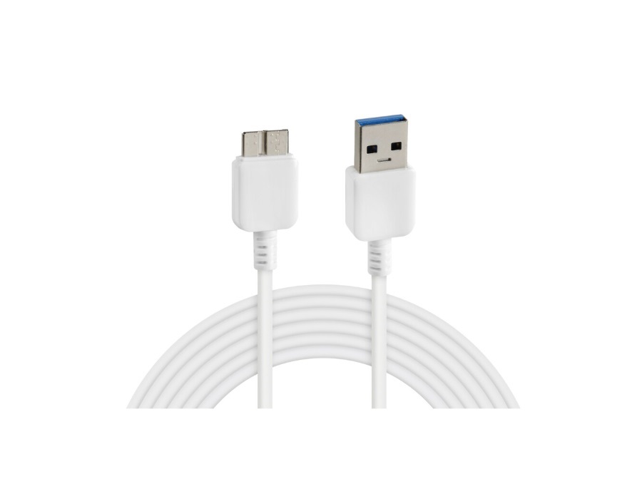 LAMPA Cavo Usb, Usb 3.0 Micro B - 100 cm - Bianco