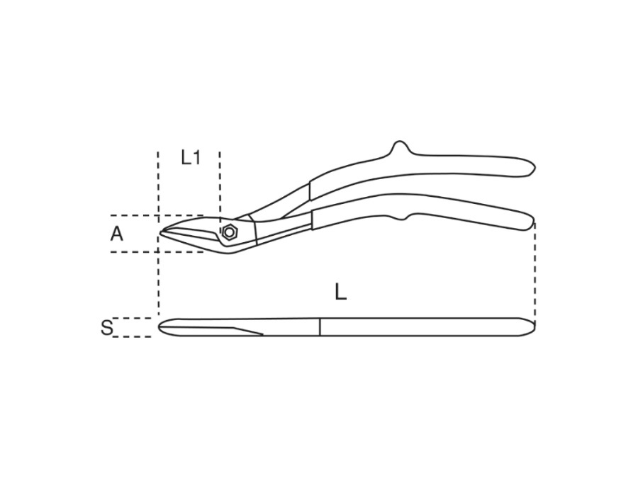 BETA UTENSILI Cesoia per taglio reggia, 310 mm