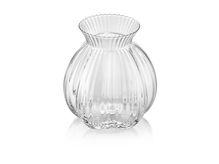 IVV CHERI VASO H.18 CM TRASPARENTE OTTICA VERTICALE