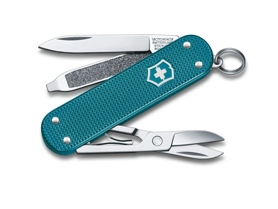 VICTORINOX Classic alox, coltellino verde acqua