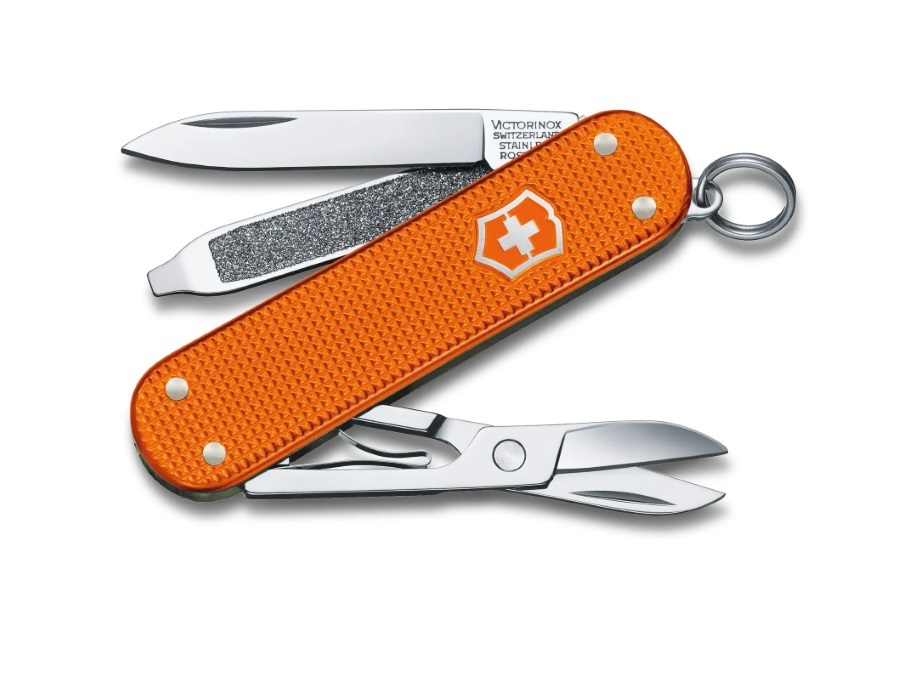 VICTORINOX Classic Alox Limited Edition 2021, arancio