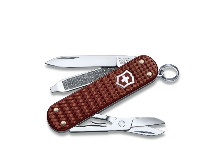 VICTORINOX Classic Precious Alox, coltellino marrone