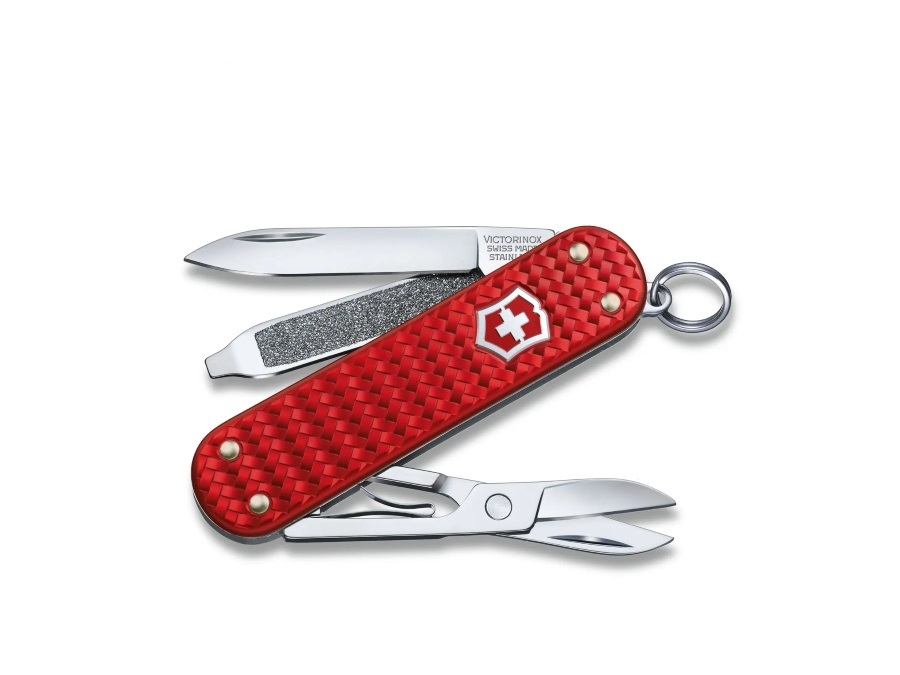 VICTORINOX Classic Precious Alox, coltellino rosso