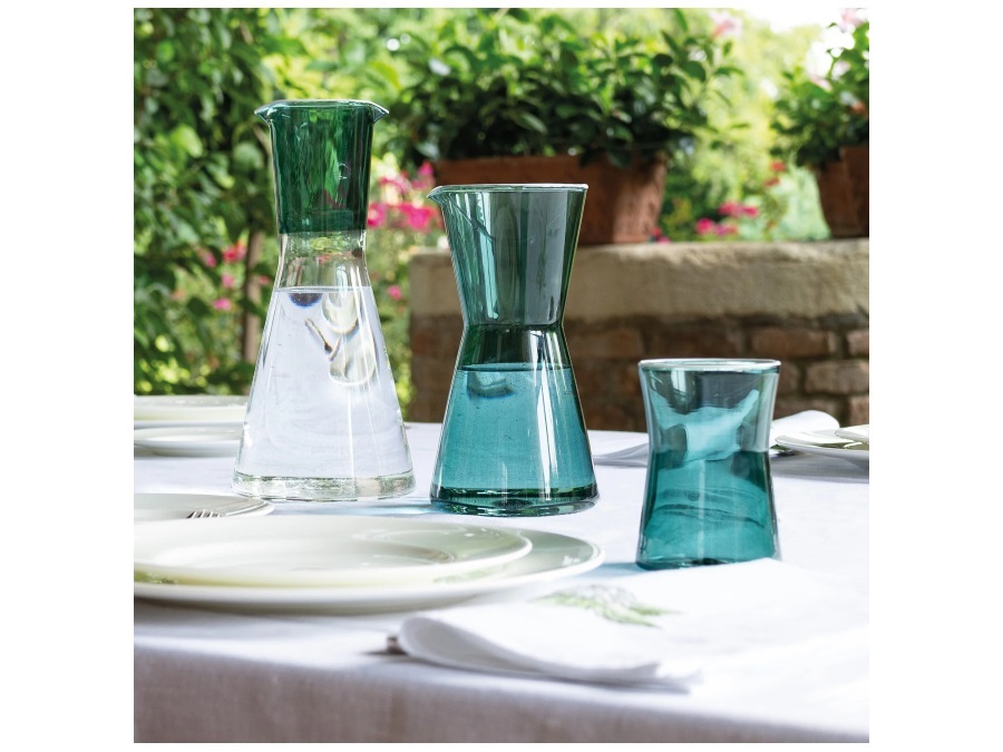 ZAFFERANO S.R.L. Classy, bicchiere tumbler verde lago 28 cl