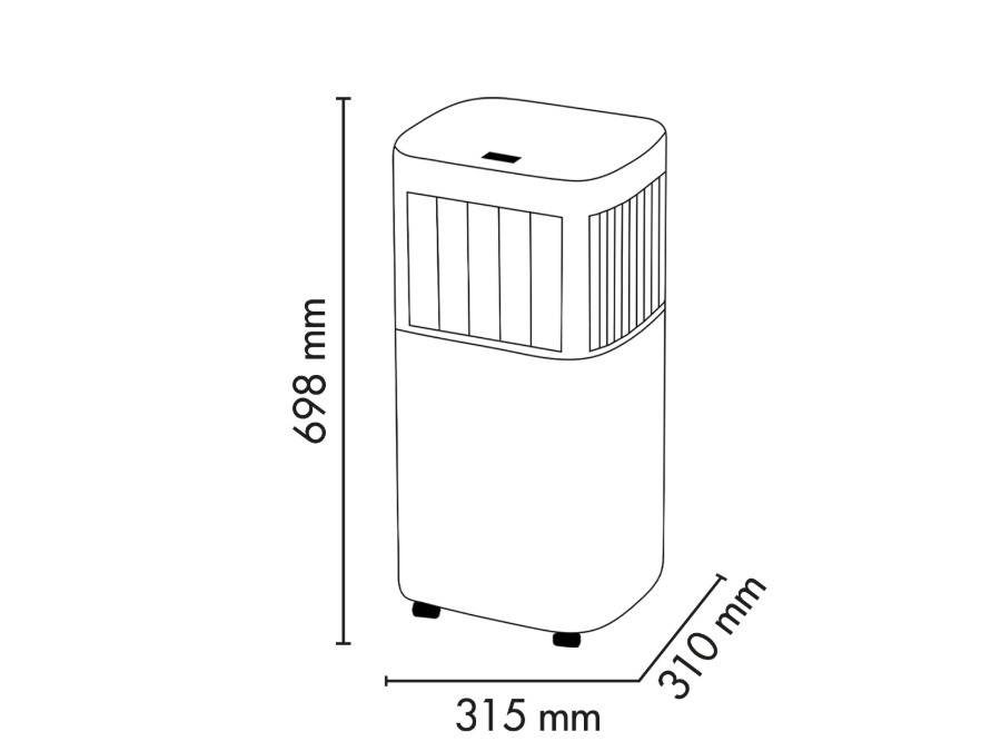 ARGO Climatizzatore d'aria monoblocco con wifi ARGO ISIDE ART