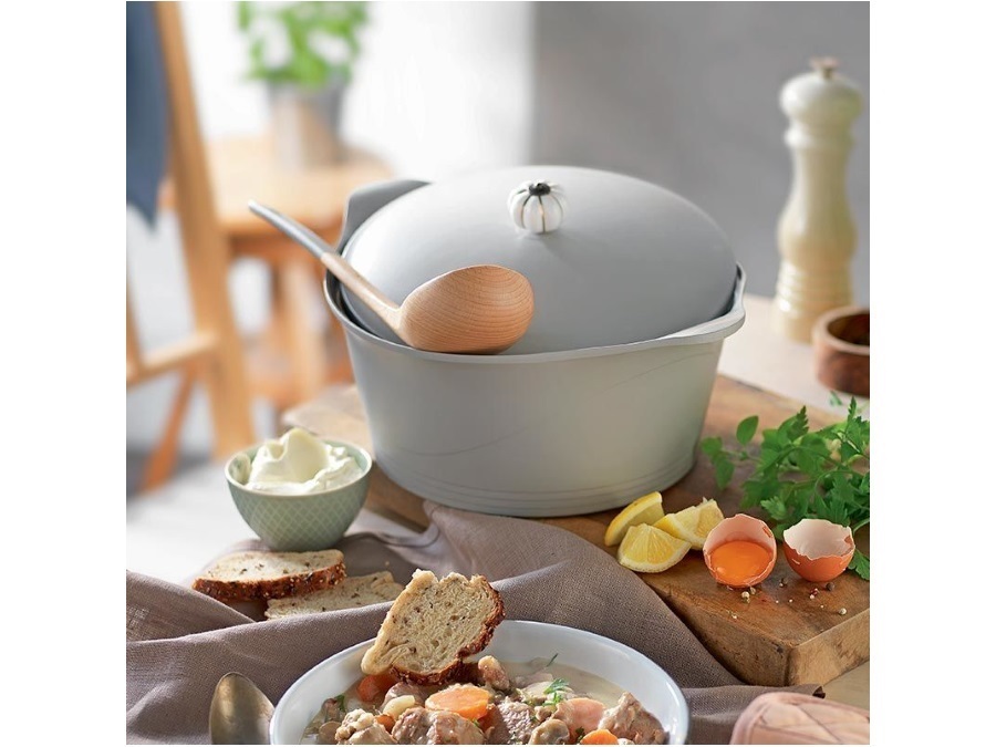 COFARIM COOKUT Cocotte 20 cm - grigio perla