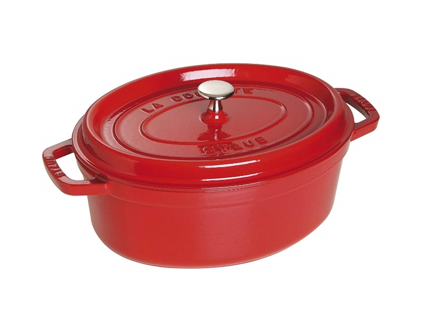 STAUB Cocotte ovale rosso ciliegia, 23 cm