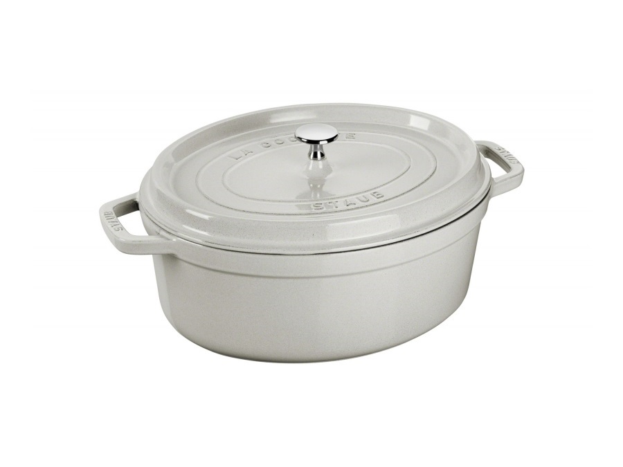 STAUB Cocotte ovale tartufo bianco, 27 cm