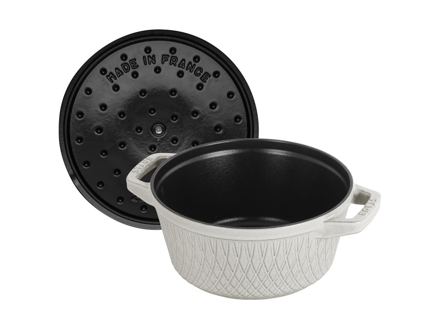 STAUB Cocotte twister tartufo bianco, Ø 24 cm