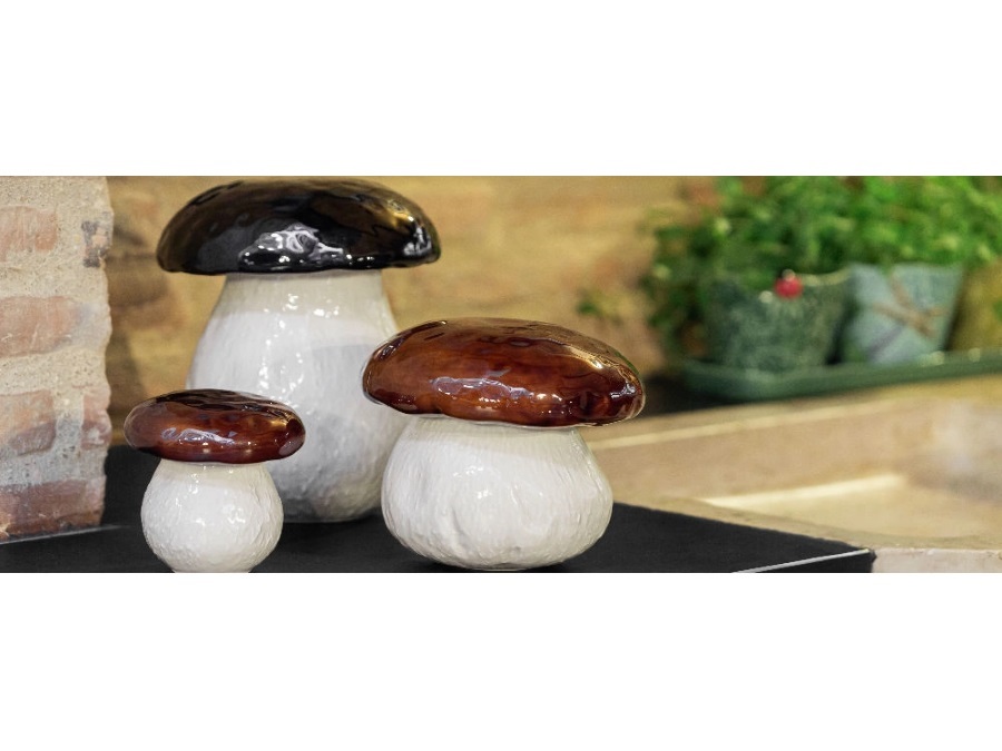 BORDALLO PINHEIRO Cogumelo, scatola media 17,5 cm