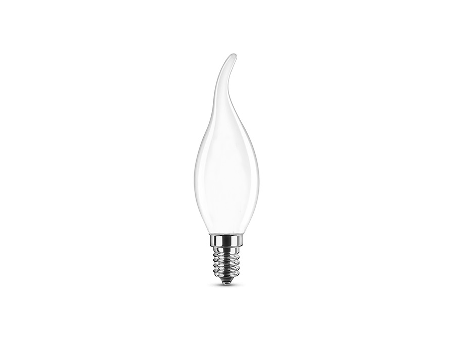 NOVA LINE Colpo di vento a led opale a filamento E14 - 6W - 4000K - 720lm