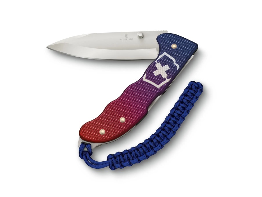 VICTORINOX Coltellino hunter pro evoke alox blu/rosso