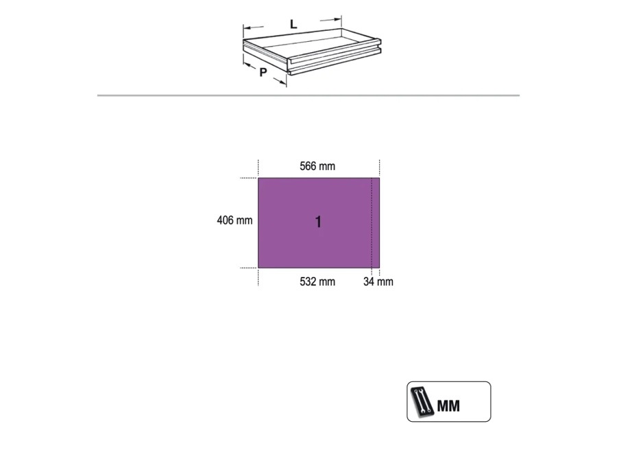 BETA UTENSILI Combinazione arredo officina C45PRO 2.0 W, con 268 utensili