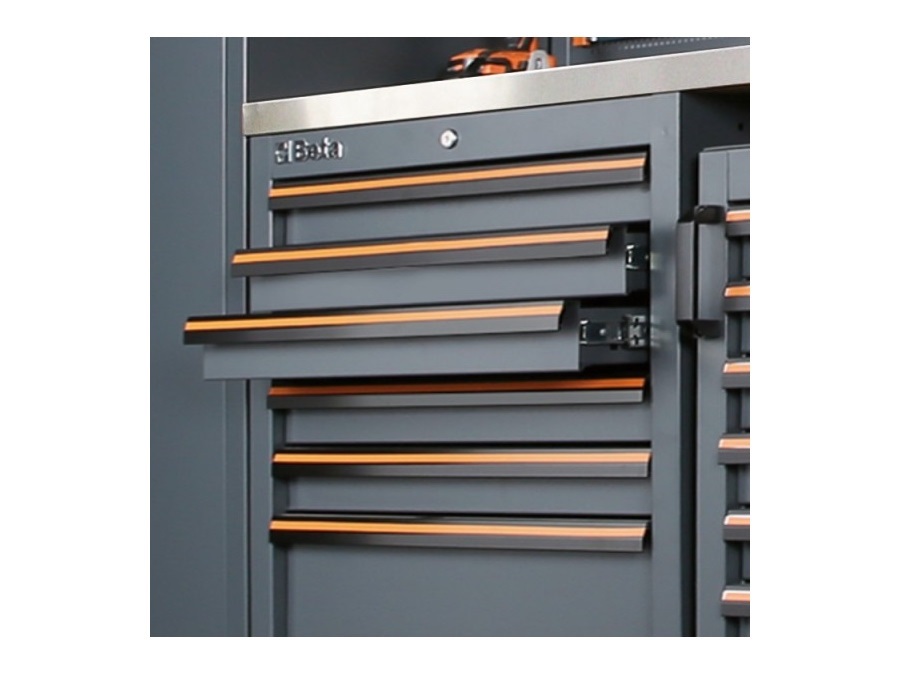 BETA UTENSILI Combinazione arredo officina C45PRO 2.0 X, con 268 utensili