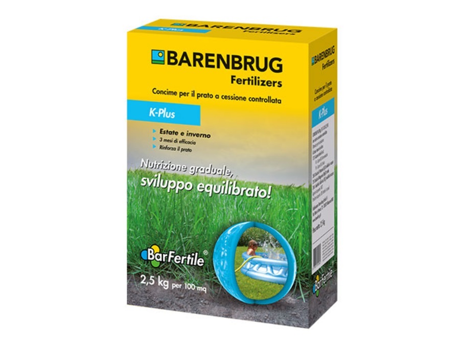 BARENBRUG ITALIA S.R.L. Concime BarFertile K-Plus, 2,5 kg