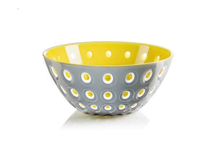 FRATELLI GUZZINI S.P.A. Contenitore Le Murrine grigio/bianco/giallo diam. 25 cm