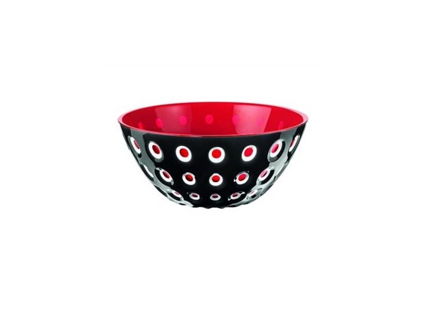 FRATELLI GUZZINI S.P.A. Contenitore Le Murrine nero/rosso/bianco diam. 20 cm