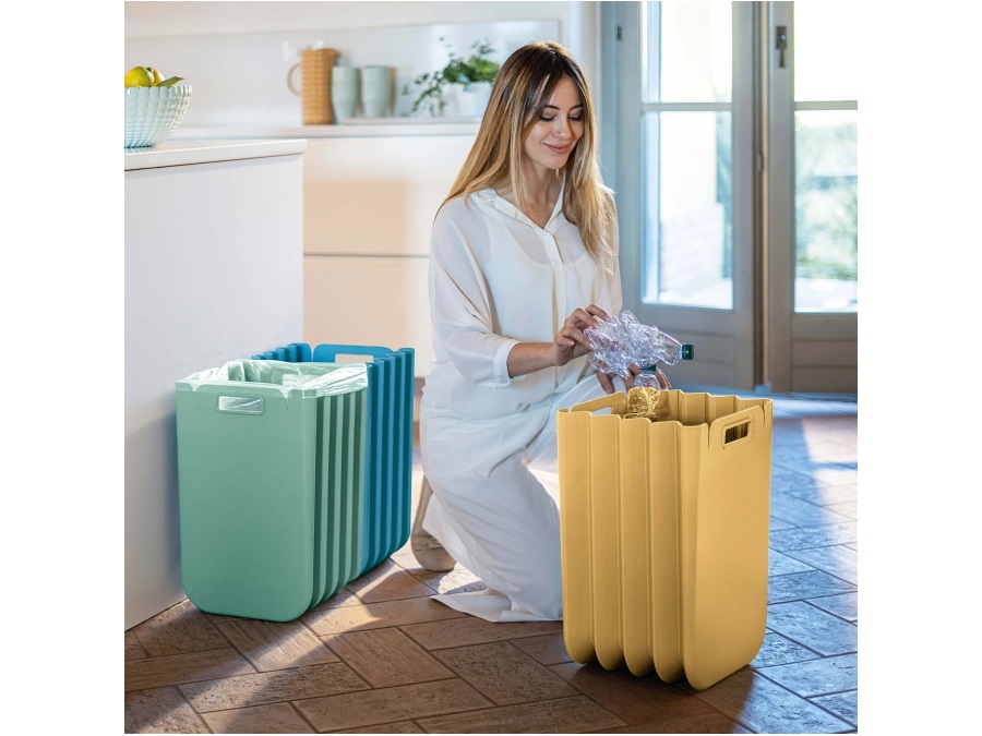 FRATELLI GUZZINI S.P.A. CONTENITORE MULTIUSO ECO-PACKLY "HOME", bianco latte