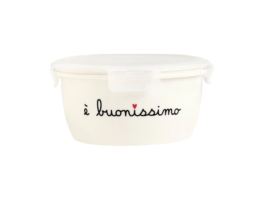 SIMPLE DAY LIVING & LIFESTYLE Contenitore rotondo E' buonissimo - tg. L