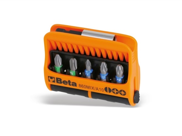 BETA UTENSILI 10 inserti con portainserti magnetico in astuccio tascabile - 860MIX/A10