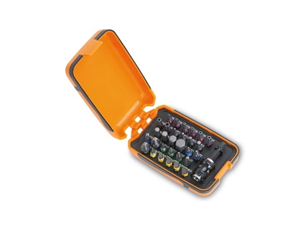 BETA UTENSILI Serie di 30 inserti colorati con portainserti magnetico in astuccio tascabile - 860MIX/A31