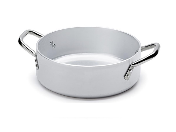 PENTOLE AGNELLI Casseruola bassa con due manici, alluminio indeformabile