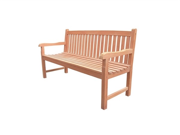 Panchina in teak, 3 posti, Lidia 180x65x92 cm
