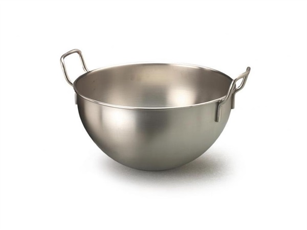 FASA S.R.L. Bastardella con due manici, acciaio inox, diametro 22 cm