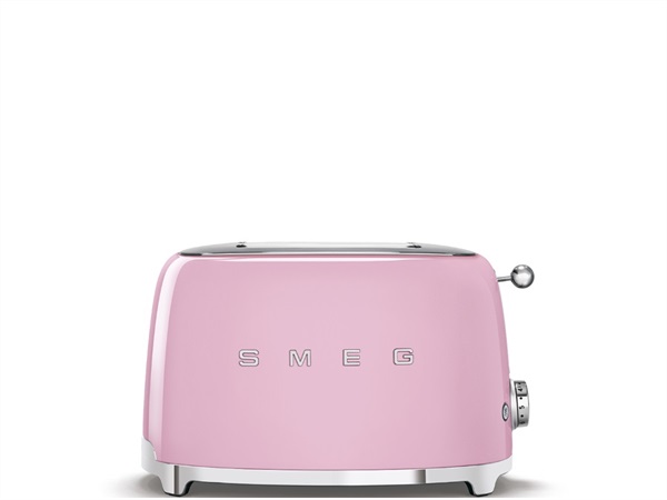SMEG TOSTAPANE TOASTER 2 FETTE ROSA ANNI '50 SMEG