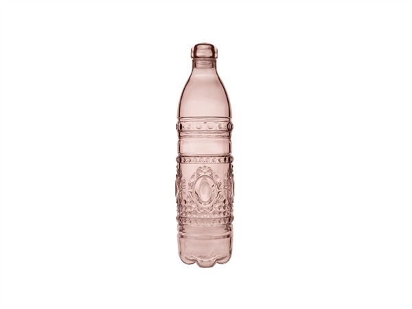 Bottiglia in acrilico baci milano, baroque & rock, cipria, 1,2 l