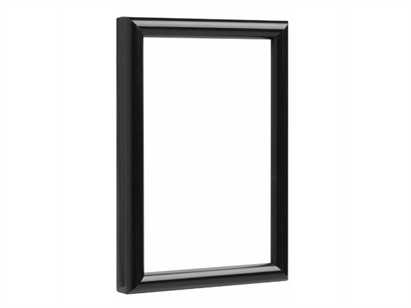 BUBOLA E NAIBO Cornice pla-style, serie basic, nero