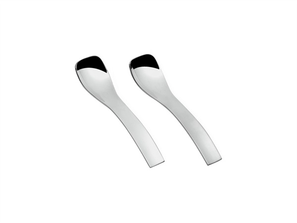 FRATELLI GUZZINI S.P.A. Cucchiaini in acciaio inox, gocce 10,5 cm, set 6 pz