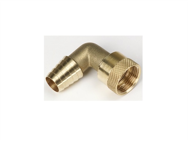 AGRATI Raccordo curvo girevole in ottone, 1 "F