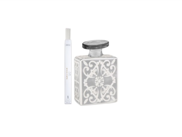 MAROC & ROLL Bottiglia diffusore quadrata baci milano - Maroc & Roll/Sapori & Profumi, grigio