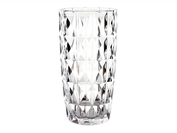 BACI MILANO crystal touch/i fiori - Vaso Giunone grande Ø15,5 cm X H 30 cm in acrilico, trasparente