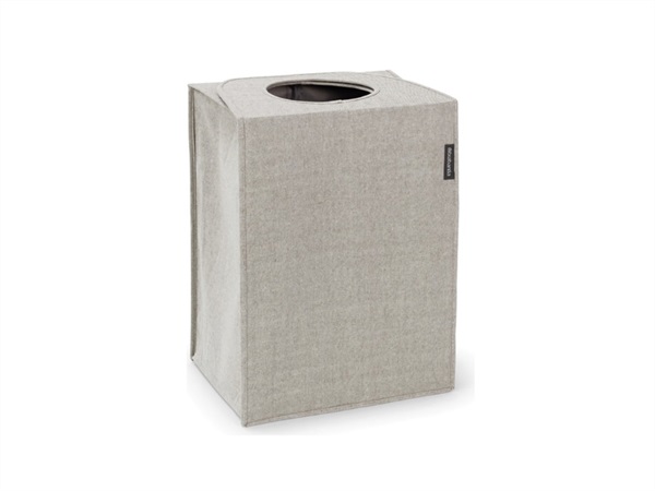 BRABANTIA Borsa portabiancheria rettangolare, 55 L, grigio