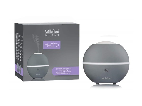 MILLEFIORI DIFFUSORE ELETTRICO AD ULTRASUONI SFERA MILLEFIORI GRIGIO