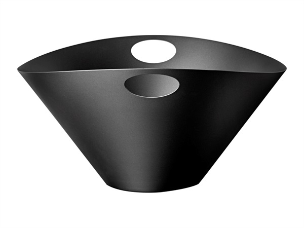 Cesto portafrutta linea Atmosfera, Venere, Vulcan Grey, 39X36 cm